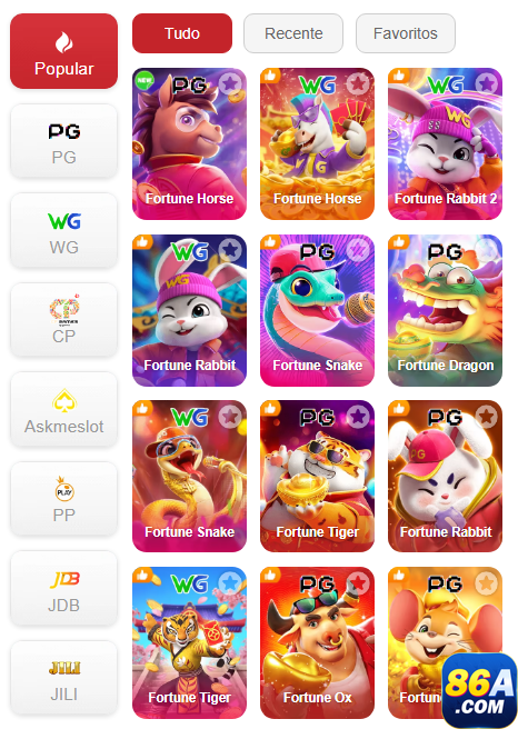 Descubra Jogos Esplêndidos do 86a.com